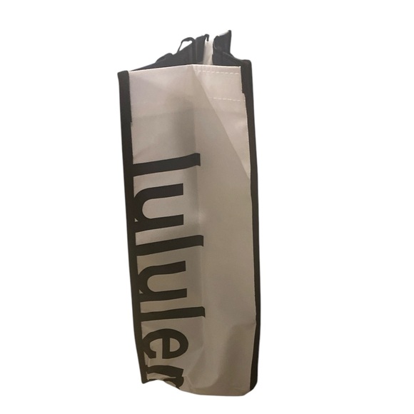 Lululemon Black & White Tote 17”H x 14”W x 6.5”D - Picture 3 of 4